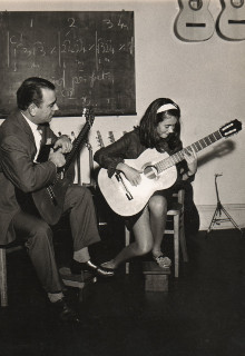 Mike teaching at SGC summer school about 1965